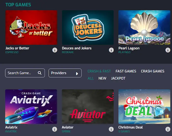 CrystalPoker Casino