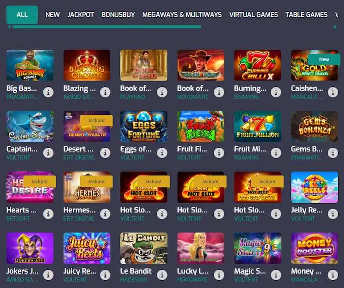 CrystalPoker Casino pokies